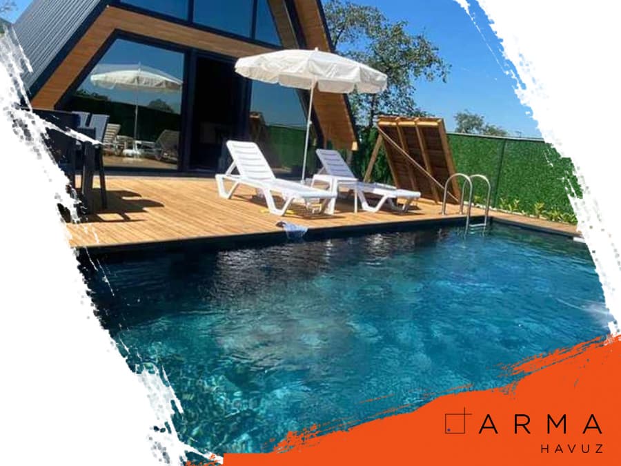 İzmir Urla’da 4x9 Prefabrik Havuz Yapımı
