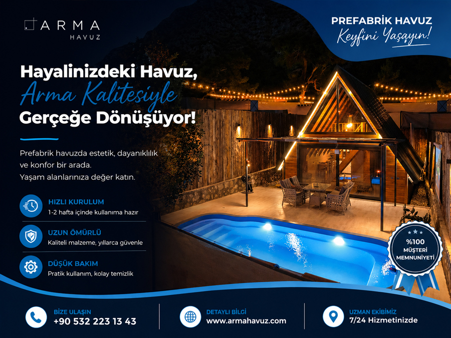 Prefabrik Havuz Fiyatları 2026