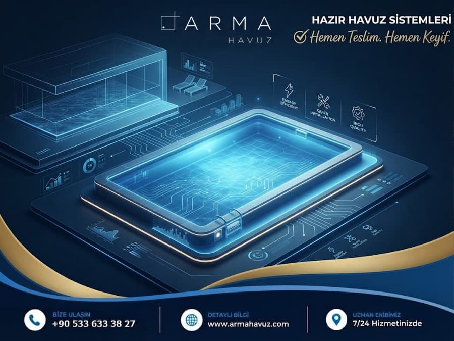 Hazır Panel Havuz Sistemlerinin Avantajları